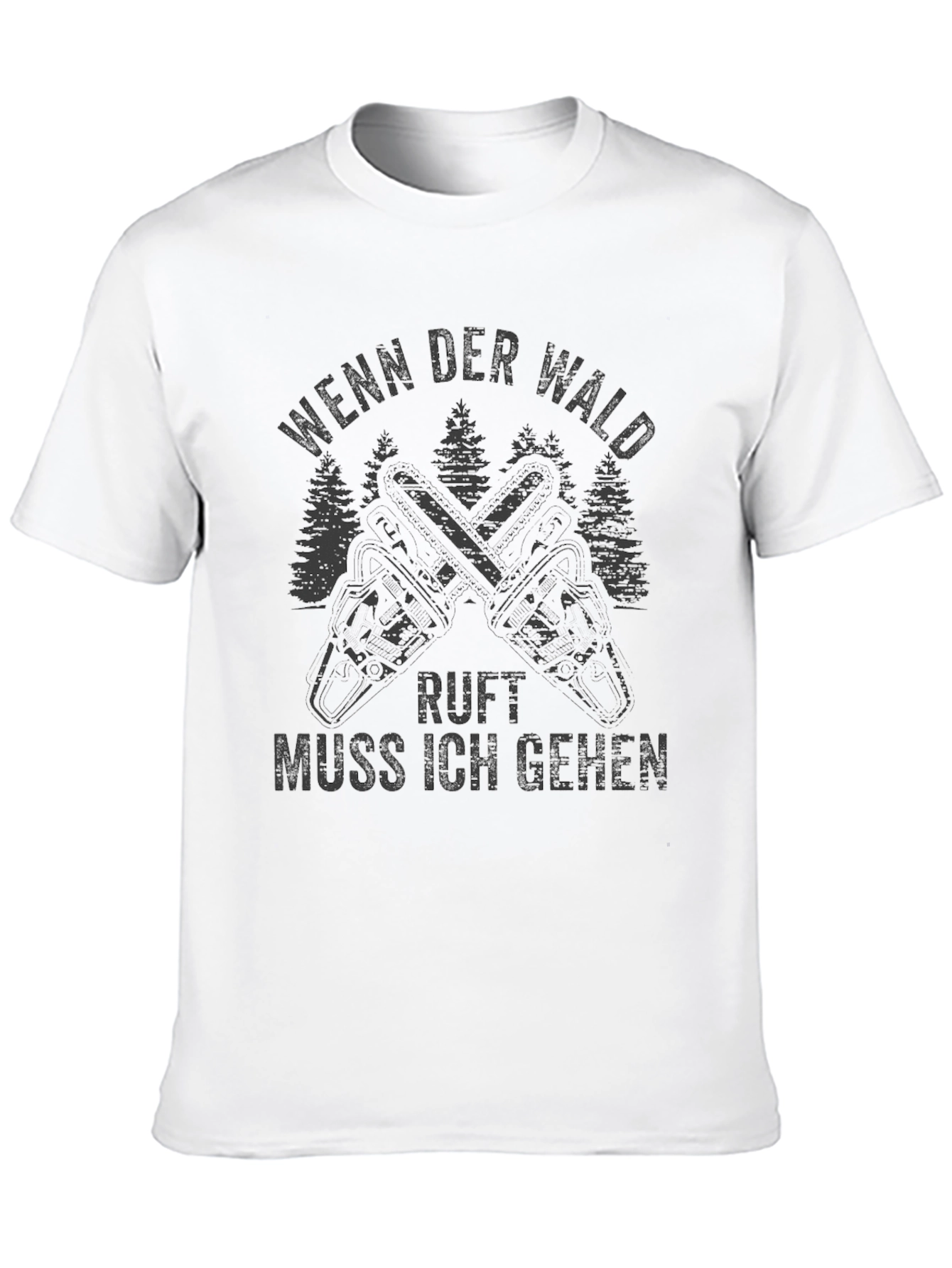 Wenn Der Wald Ruft Black T-Shirt