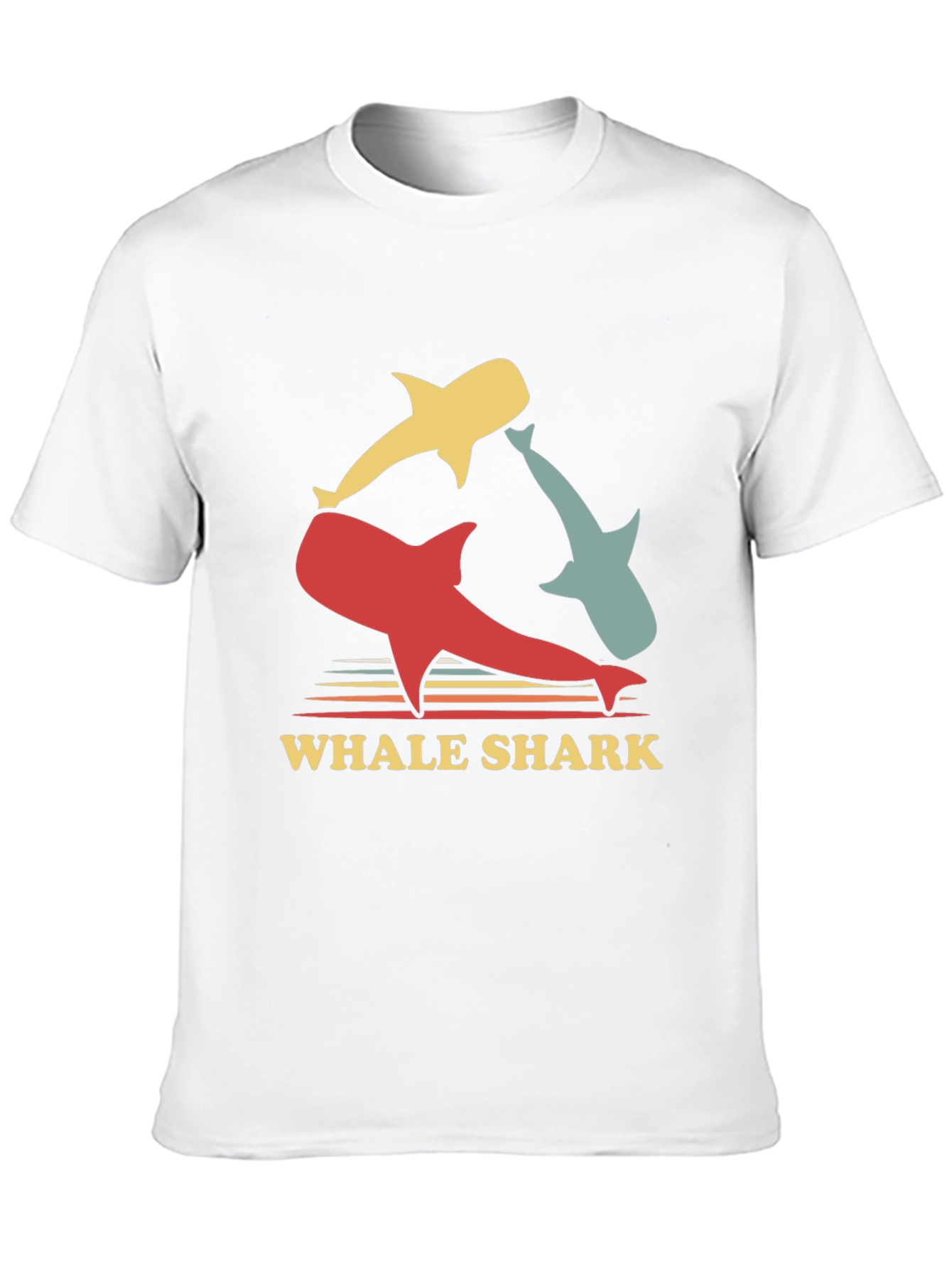 Whale Shark Graphic Tee - Retro Style