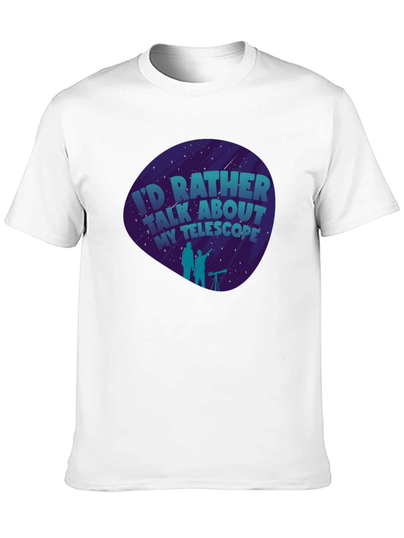 Telescope Enthusiast Graphic T-Shirt