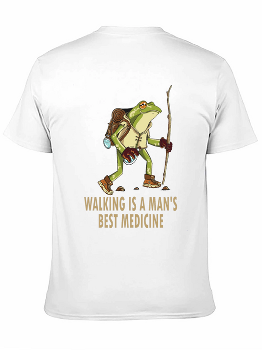Walking Frog T-Shirt - A Mans Best Medicine