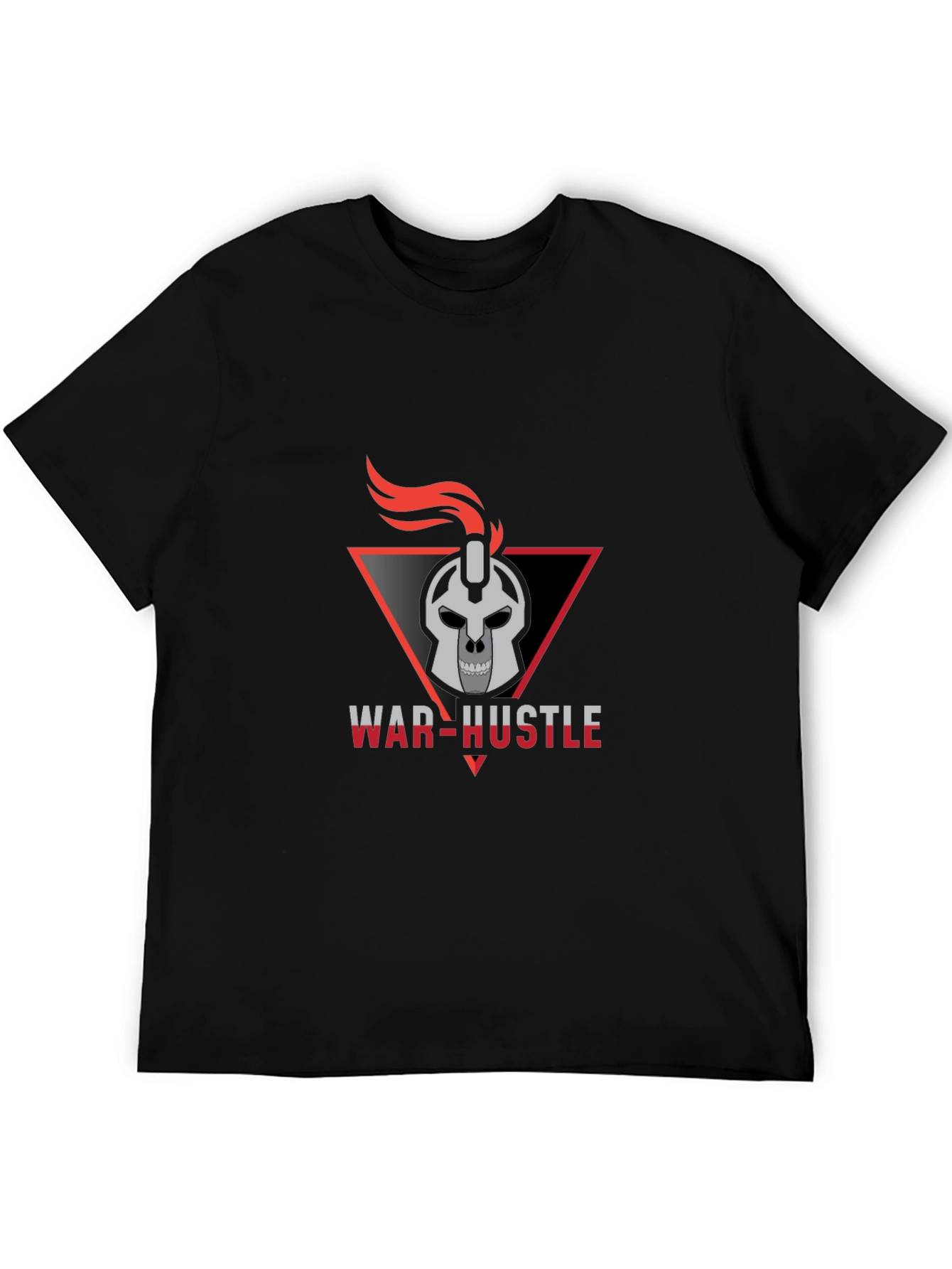 War-Hustle Graphic T-Shirt - Black Cotton Tee