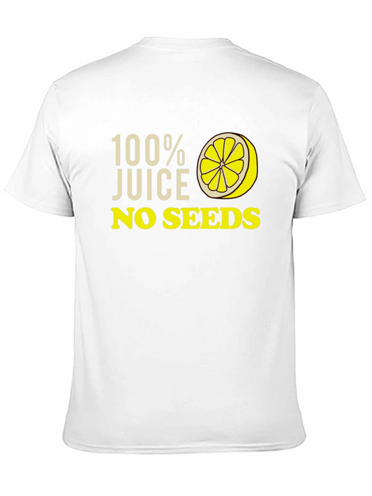 100% Juice No Seeds Graphic Tee - Black