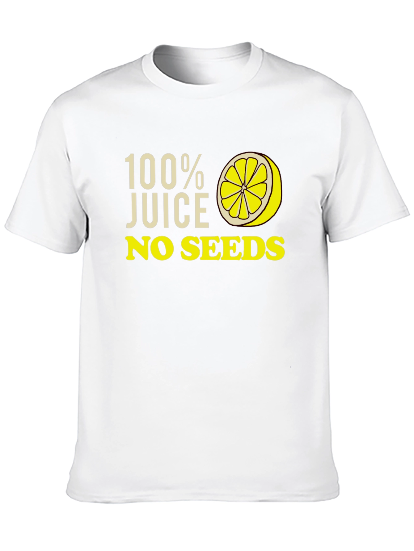 100% Juice No Seeds Graphic Tee - Black