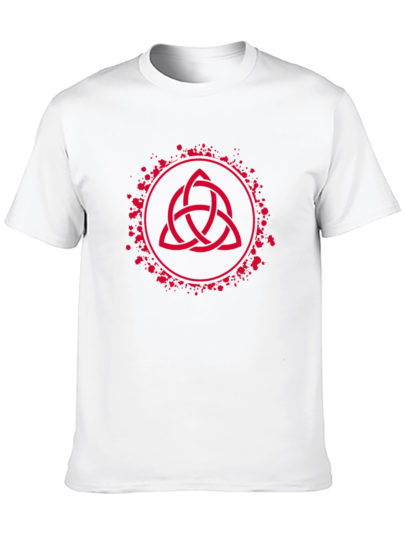 Triquetra Knot Graphic Tee - Celtic Trinity Symbol Shirt