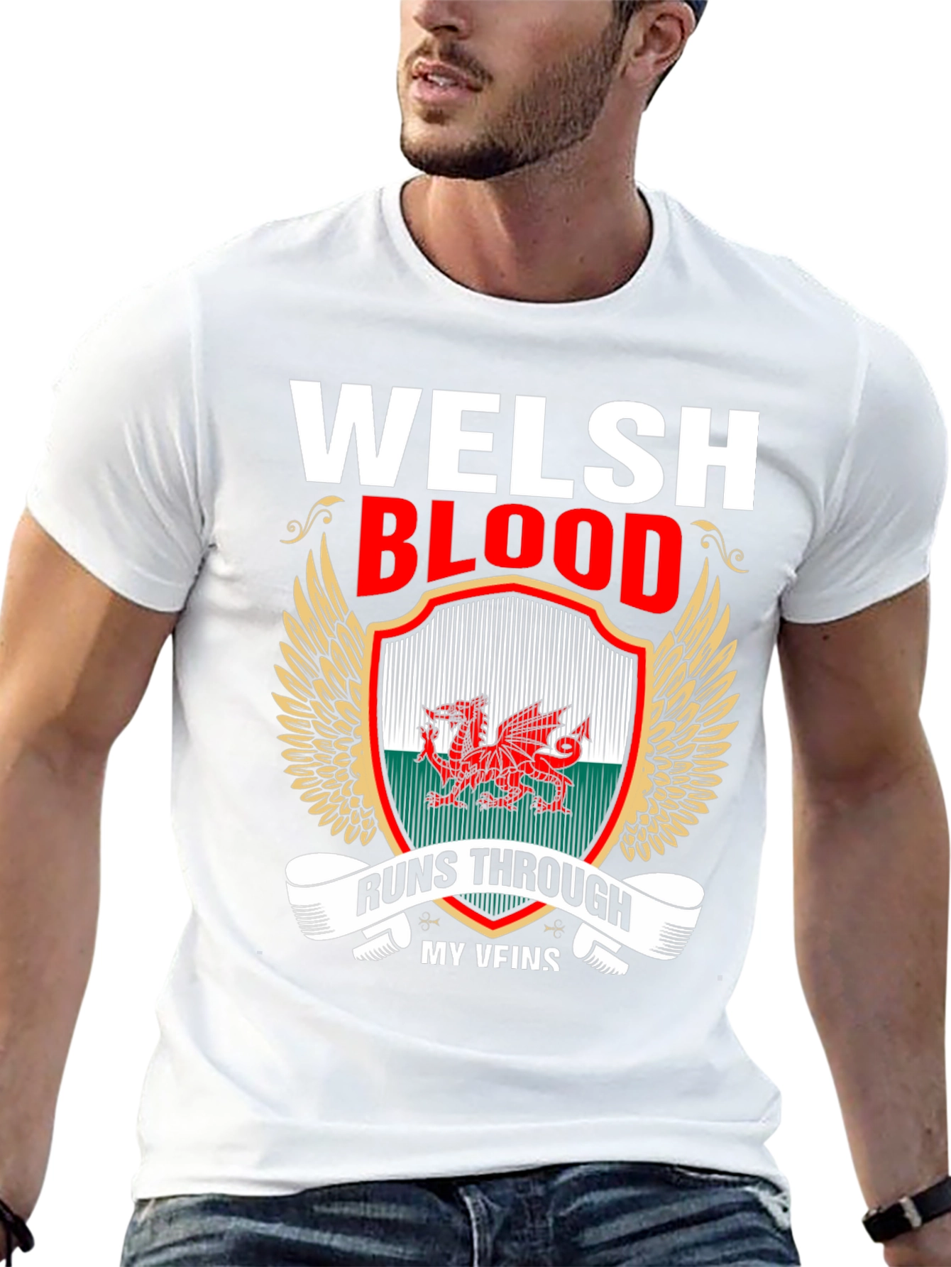 Welsh Blood Dragon Graphic T-Shirt