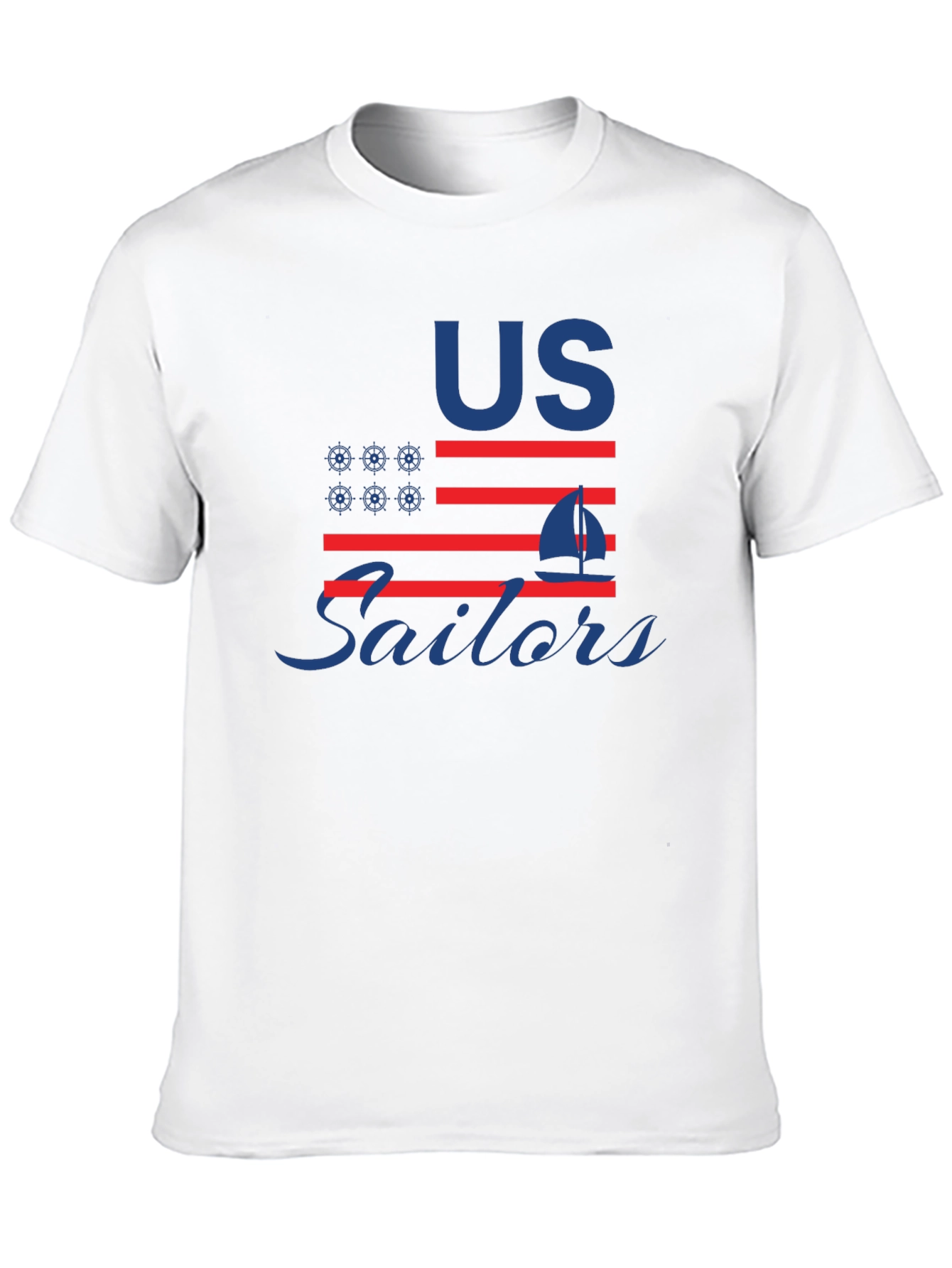 US Sailors American Flag Graphic T-Shirt