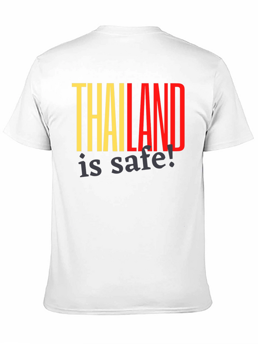 Thailand is Safe! Black T-Shirt