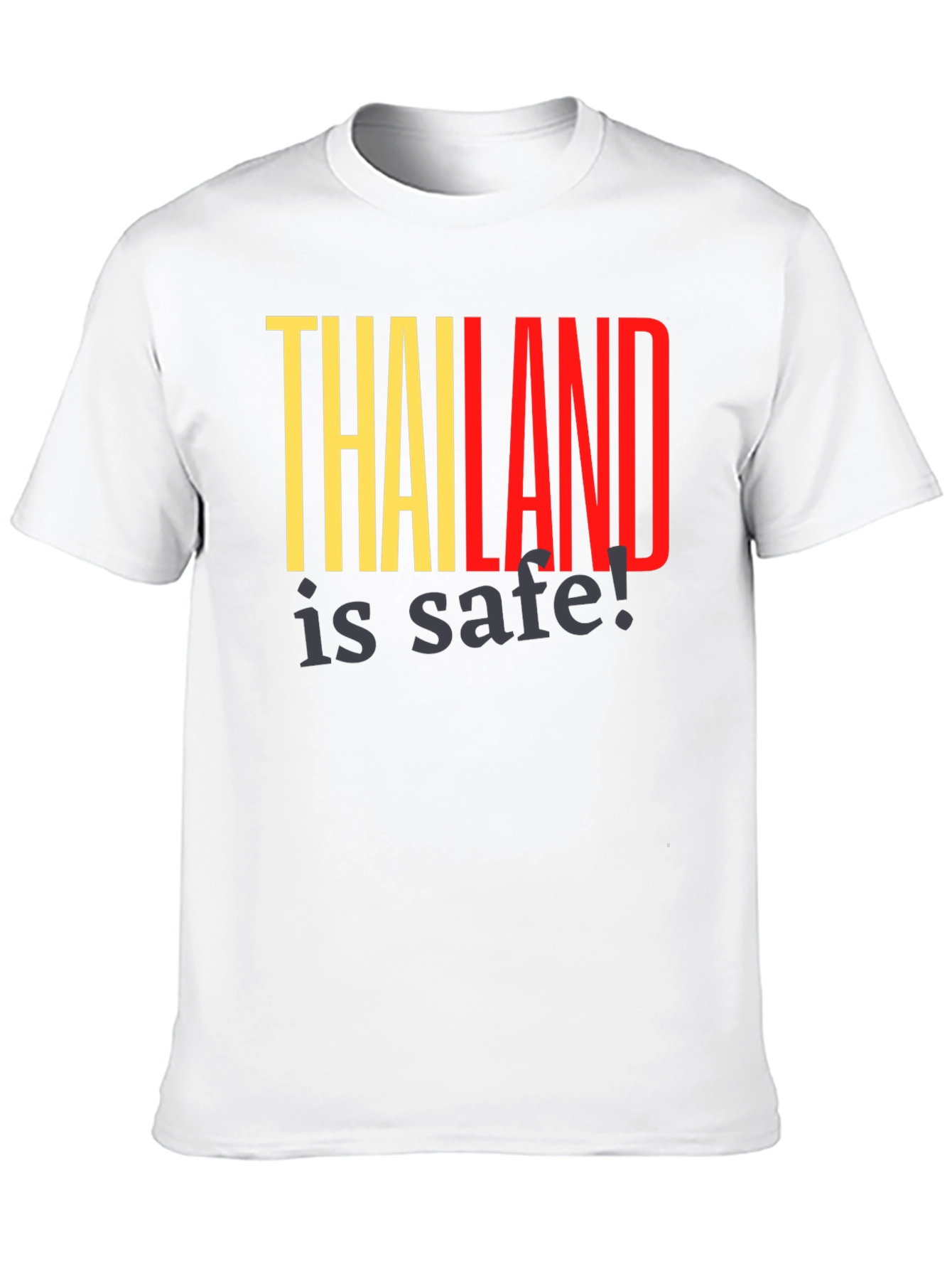 Thailand is Safe! Black T-Shirt