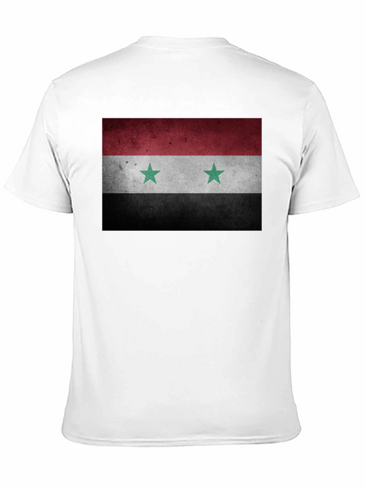 Syria Flag T-Shirt - Vintage Style Patriotic Tee
