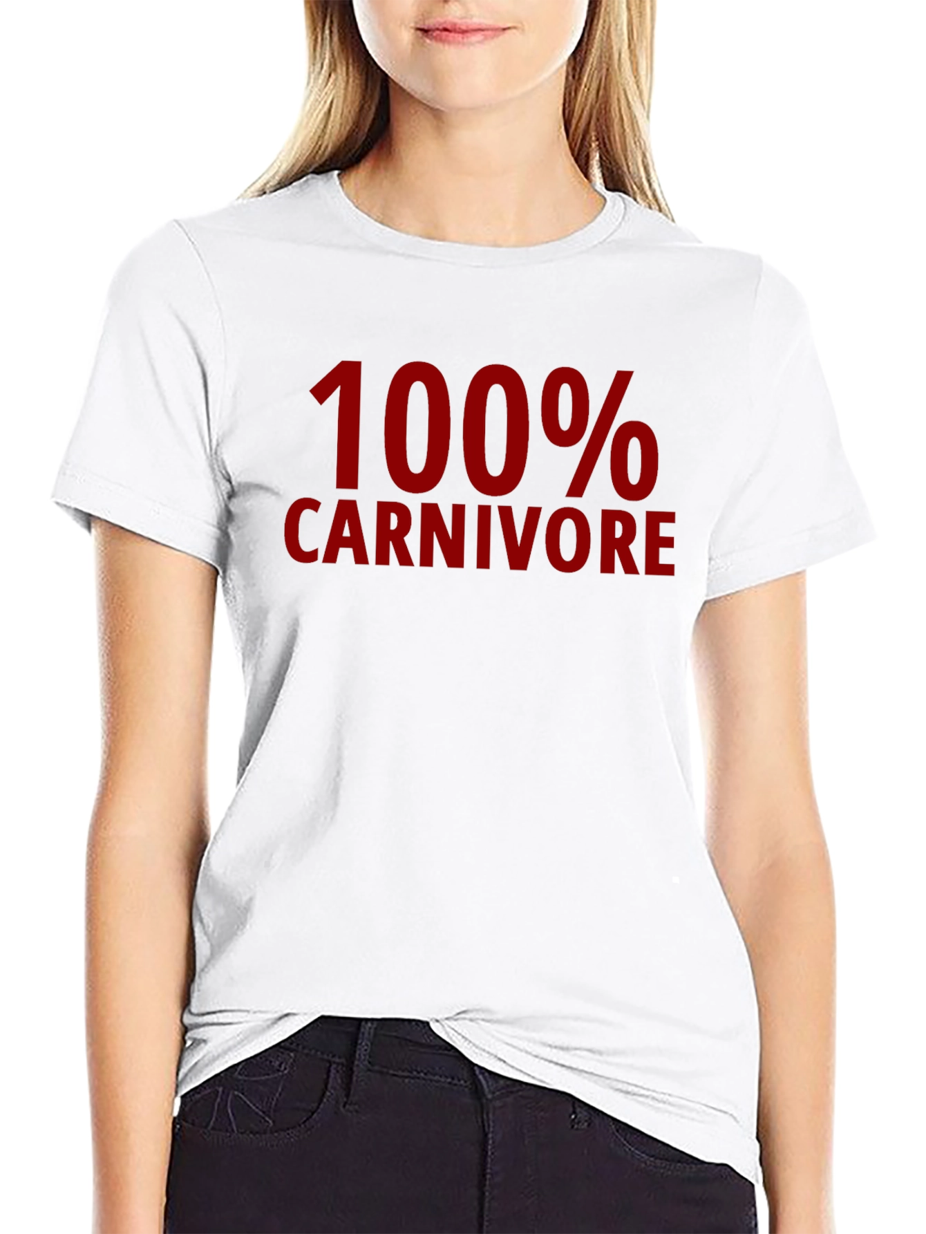 100% Carnivore Graphic Tee - Black