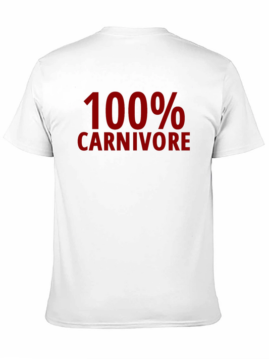 100% Carnivore Graphic Tee - Black