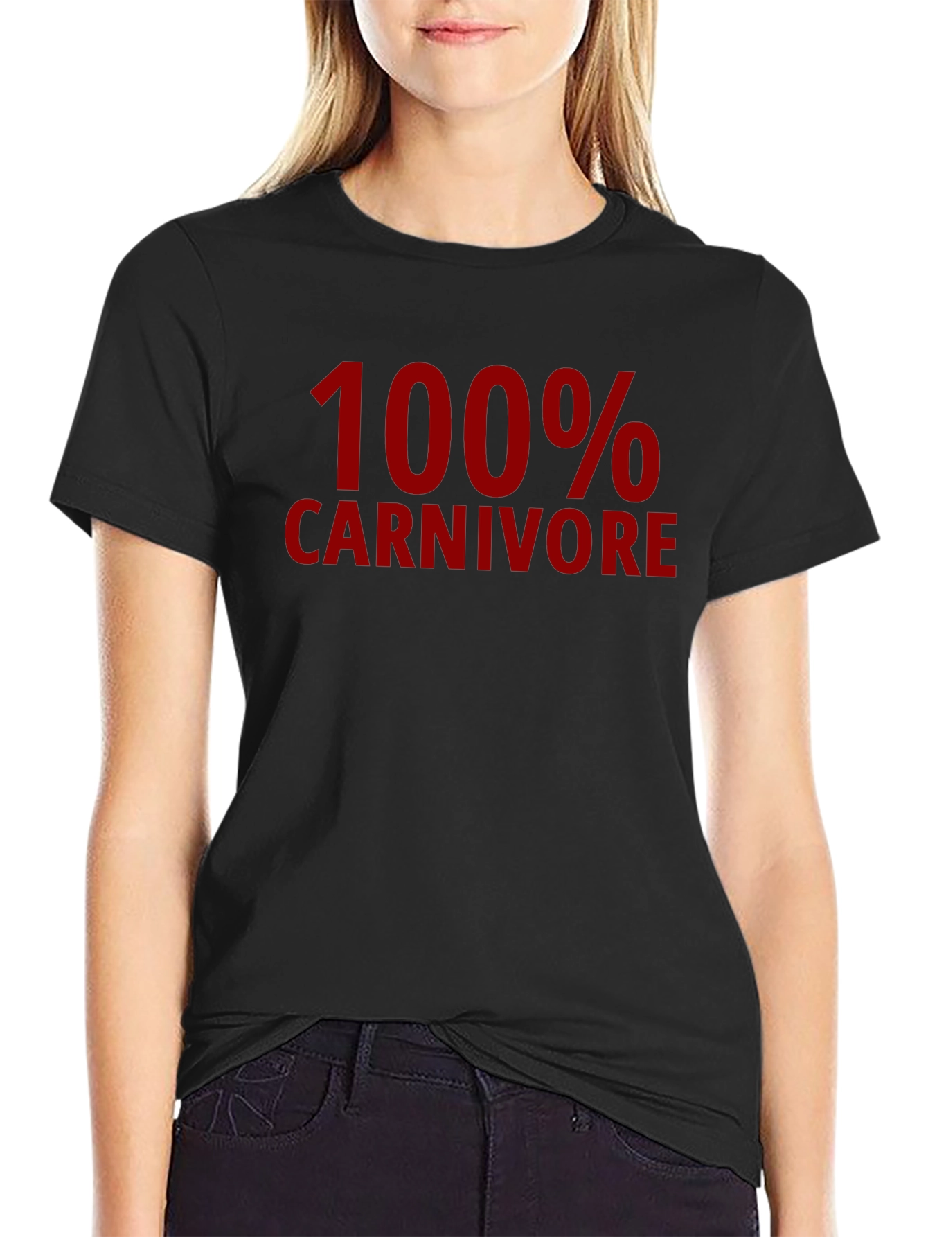 100% Carnivore Graphic Tee - Black