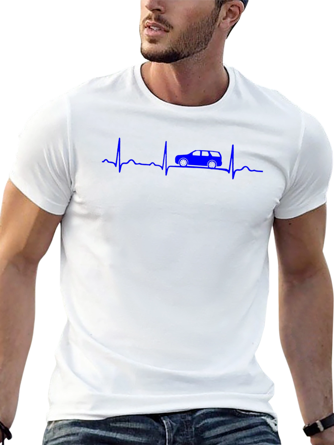 SUV Heartbeat T-Shirt - Car Lover Tee