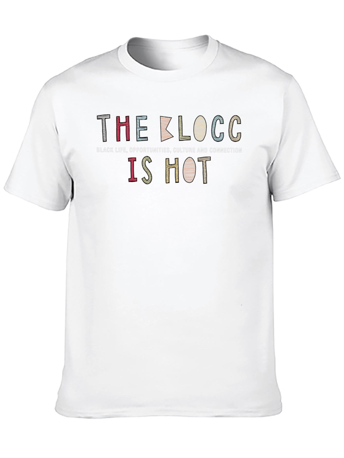 THE BLOCC is HOT Graphic Tee - Black