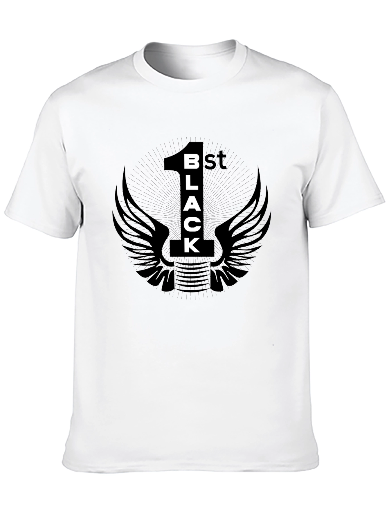 1st Black T-Shirt Graphic Tee