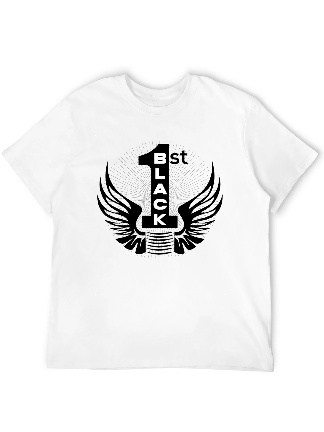 1st Black T-Shirt Graphic Tee