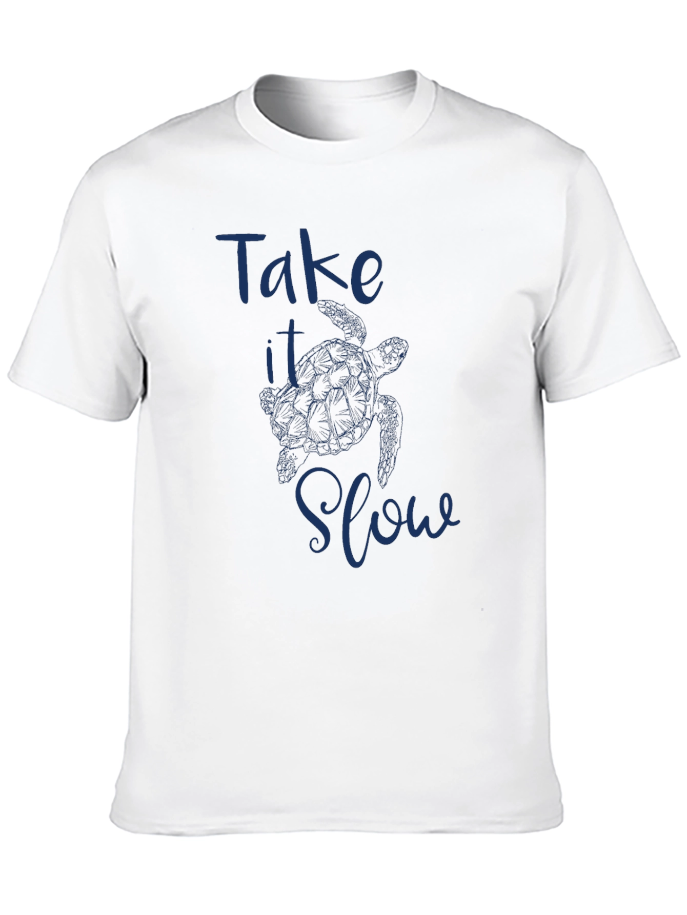 Take it Slow Turtle Graphic Tee - Black