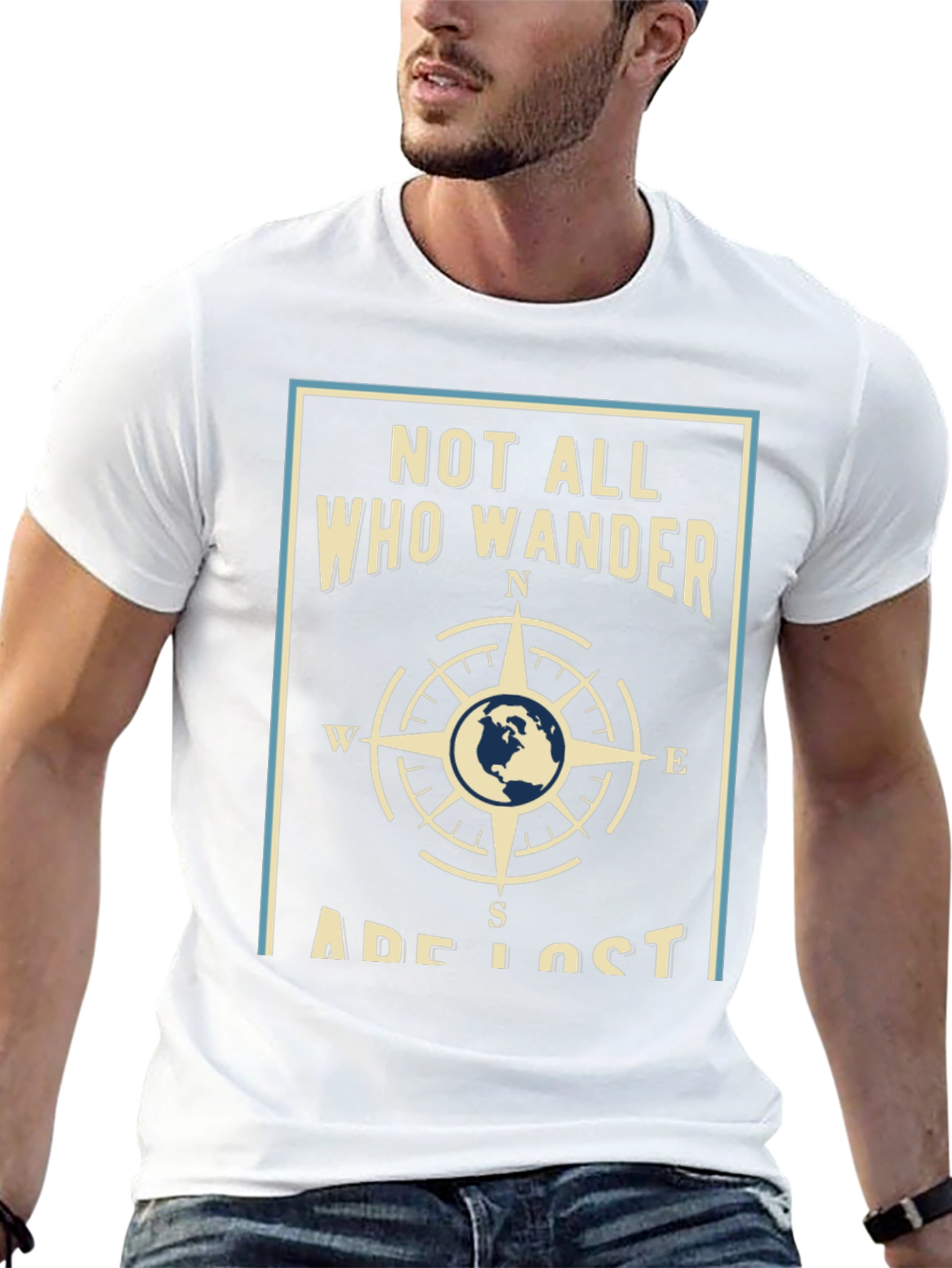 Wanderlust T-Shirt - Not All Who Wander Are Lost
