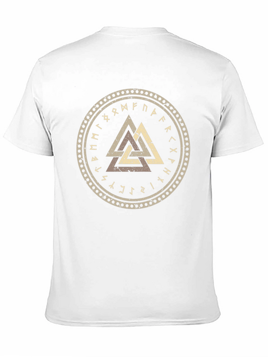 Viking Valhalla Symbol Black T-Shirt