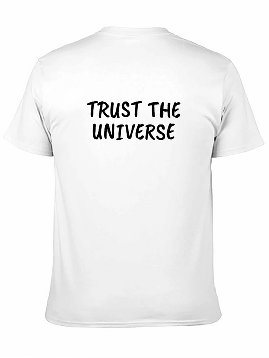 Trust the Universe Black Graphic Tee