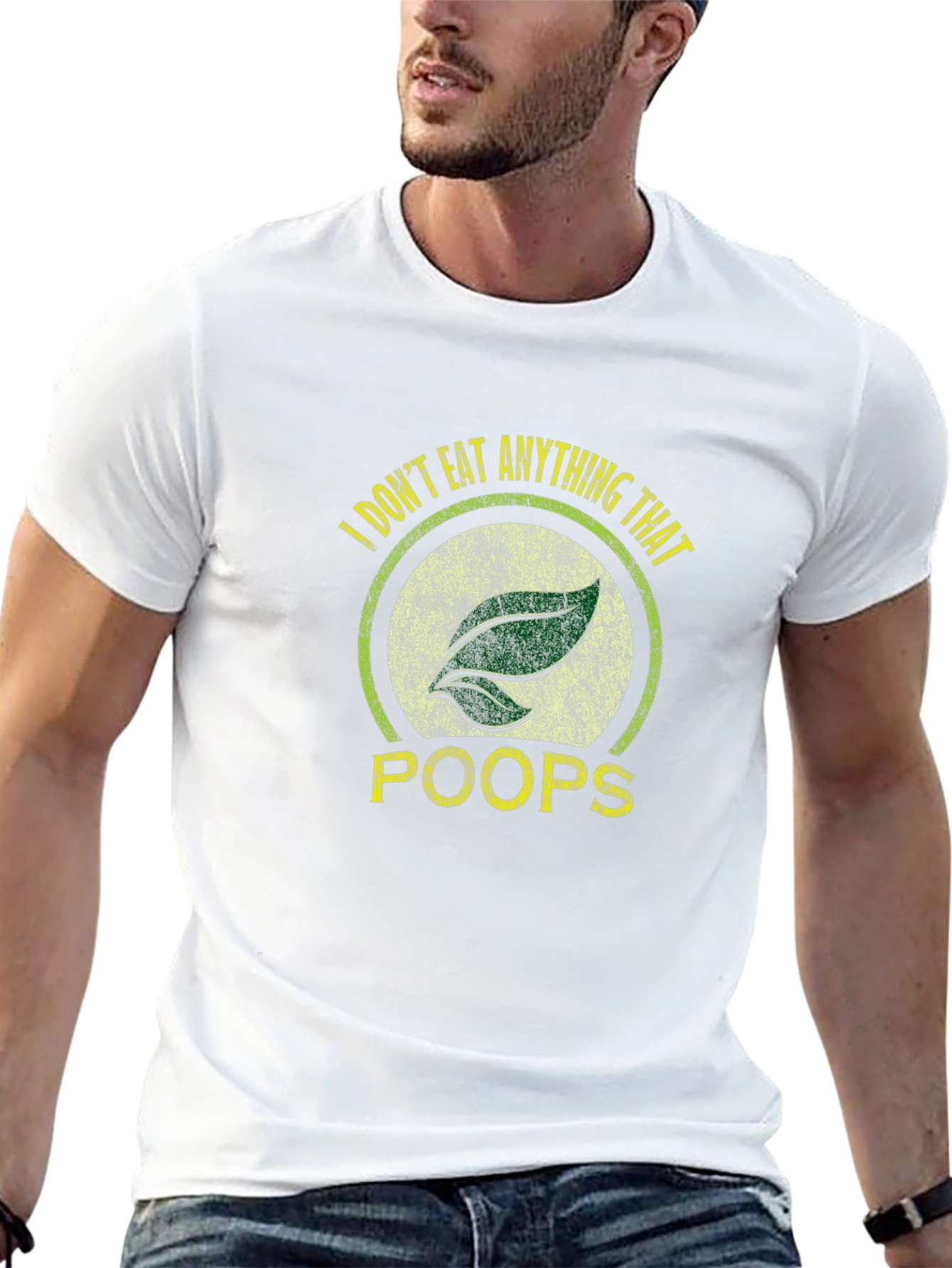 Vegan T-Shirt - I Dont Eat Anything That Poops