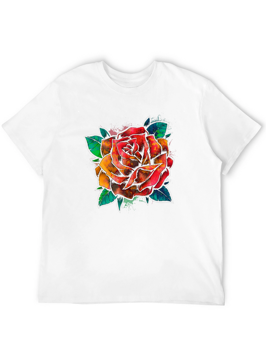 Watercolor Rose Graphic Tee