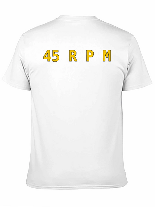 45 RPM Record Black Graphic Tee