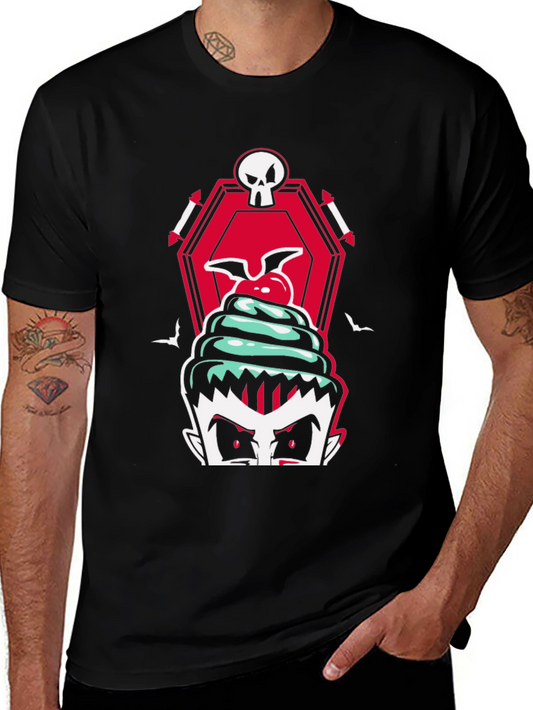 Vampire Cupcake T-Shirt - Spooky Treat!