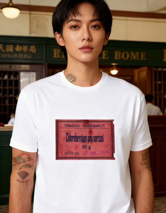 Vintage 1938 Chlorofomium Document Tee
