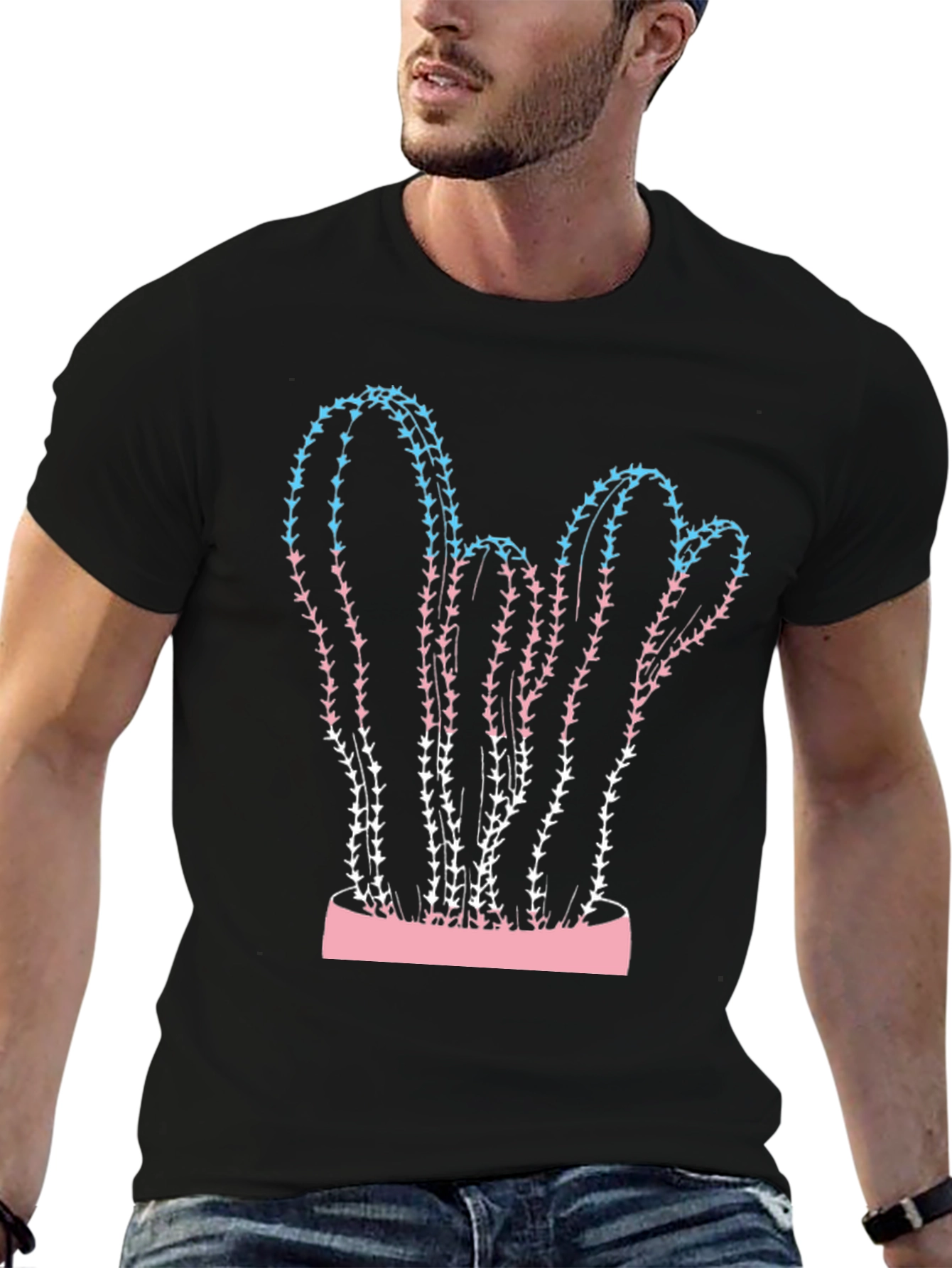 Transgender Pride Cactus T-Shirt