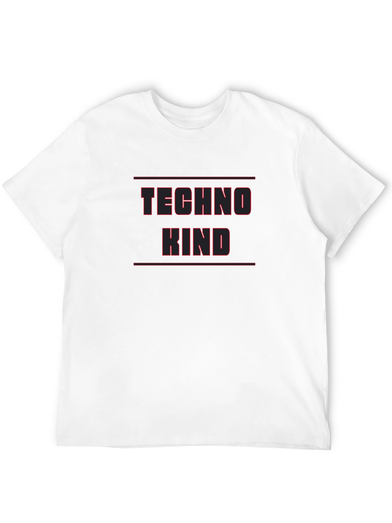 Techno Kind Black Graphic T-Shirt