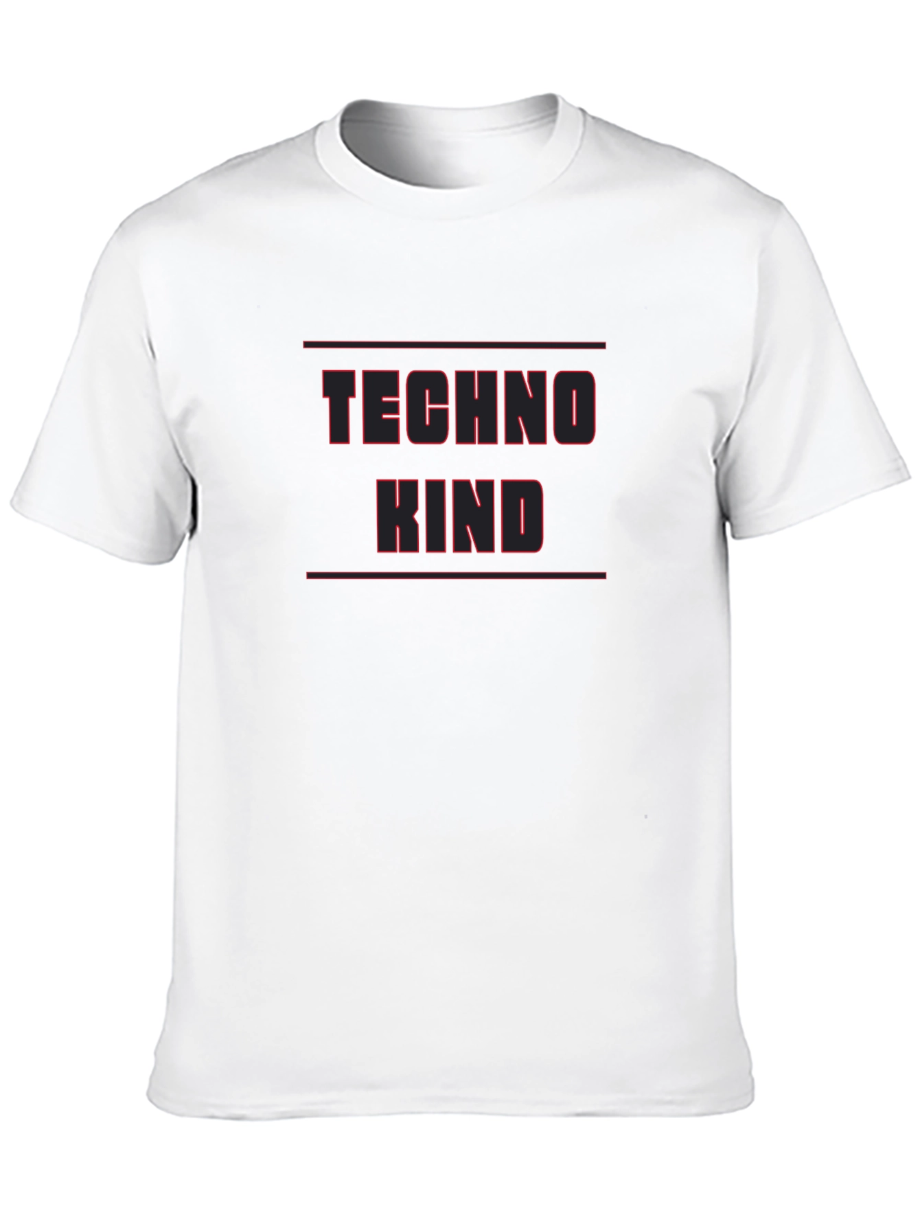 Techno Kind Black Graphic T-Shirt