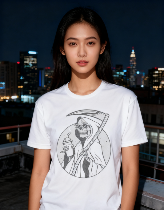 "Midnight Reaper" Gothic Graphic Tee