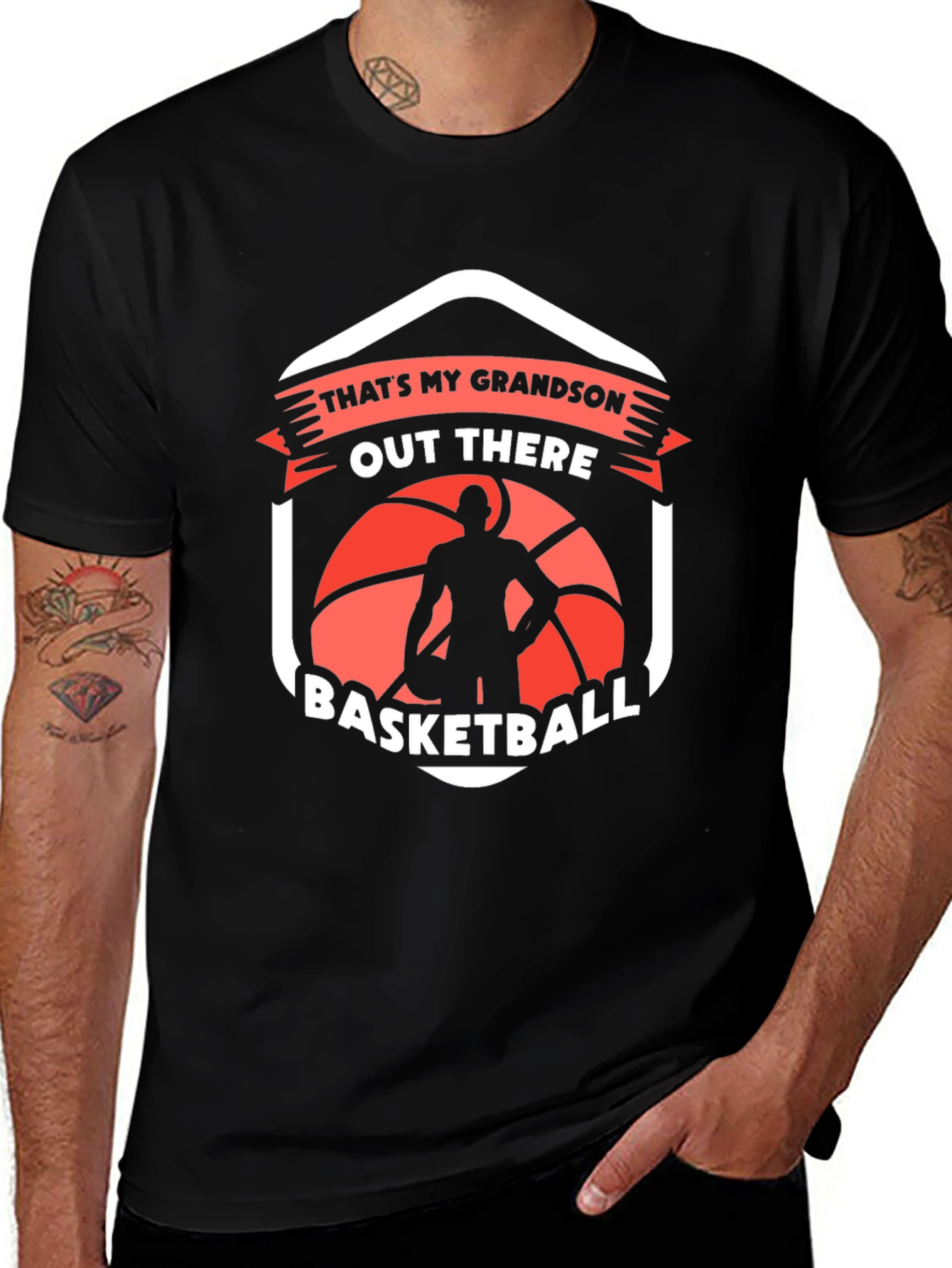 Thats My Grandson Basketball T-Shirt