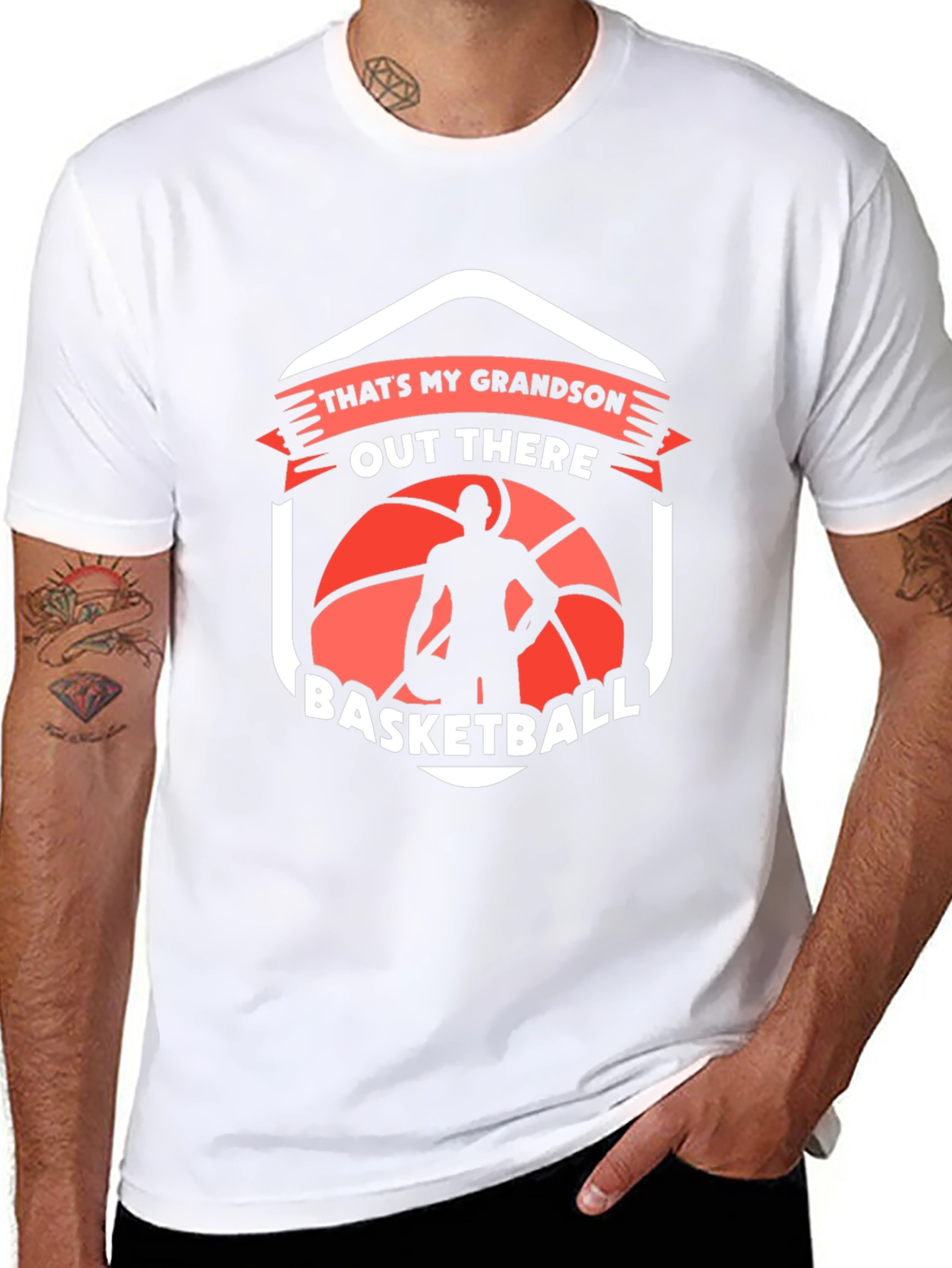Thats My Grandson Basketball T-Shirt