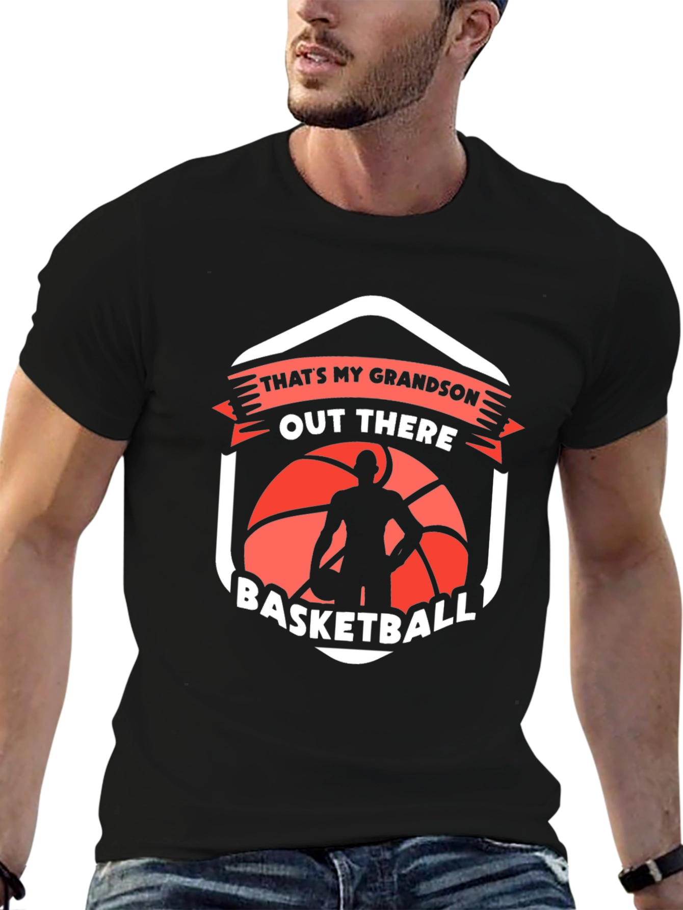 Thats My Grandson Basketball T-Shirt