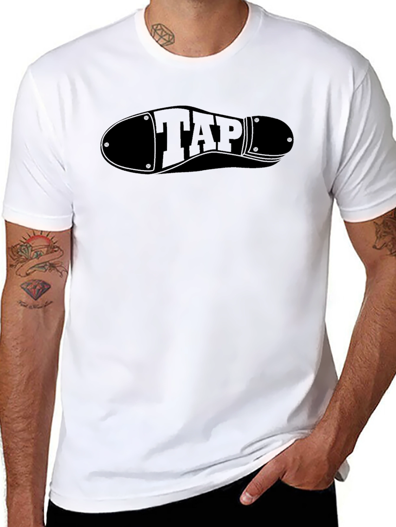 Tap Shoe Graphic T-Shirt - Dancing Tee
