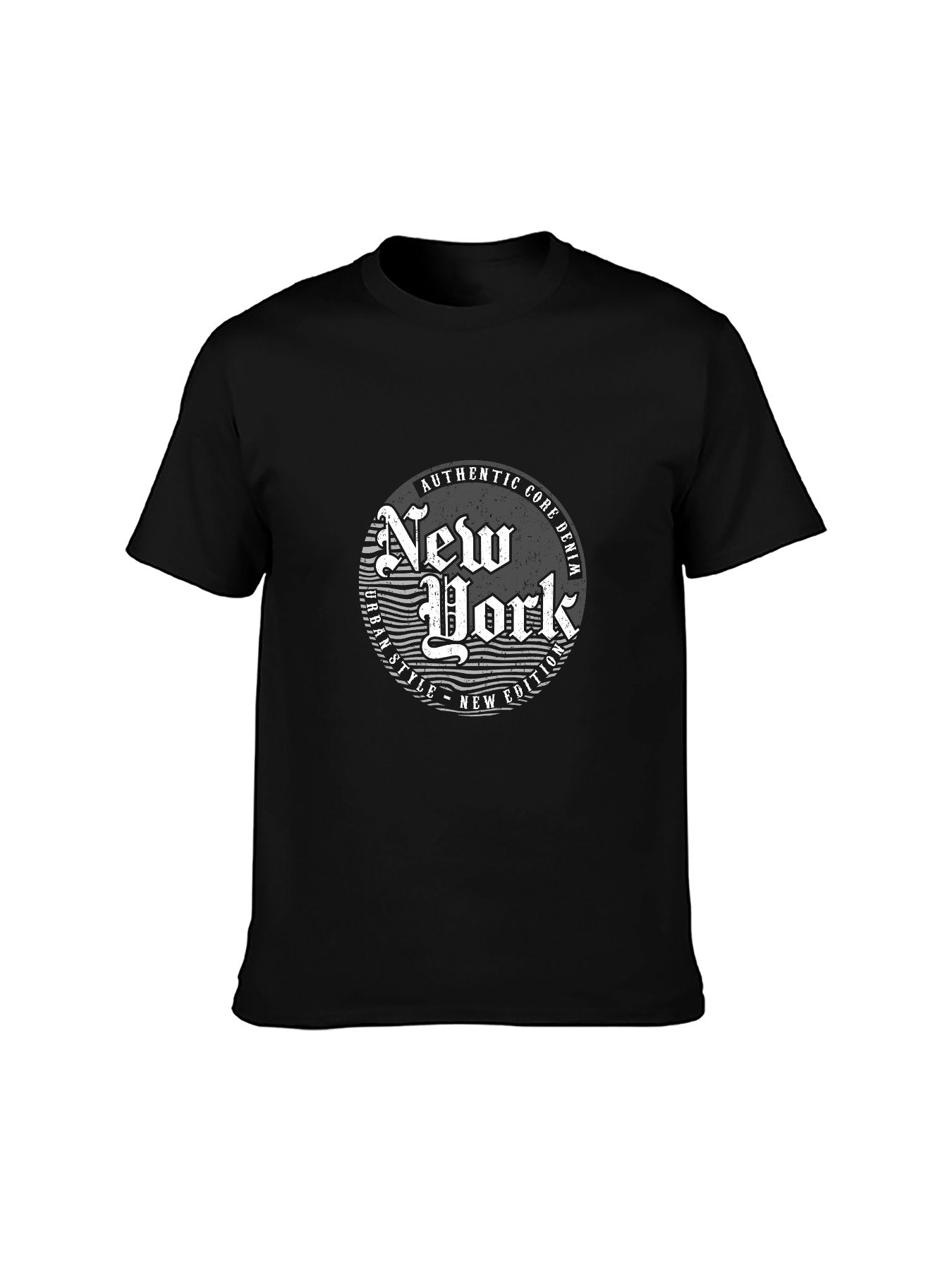 Vintage New York Graphic 100% Cotton T-Shirt - Unisex City-Inspired Tee for All Occasions