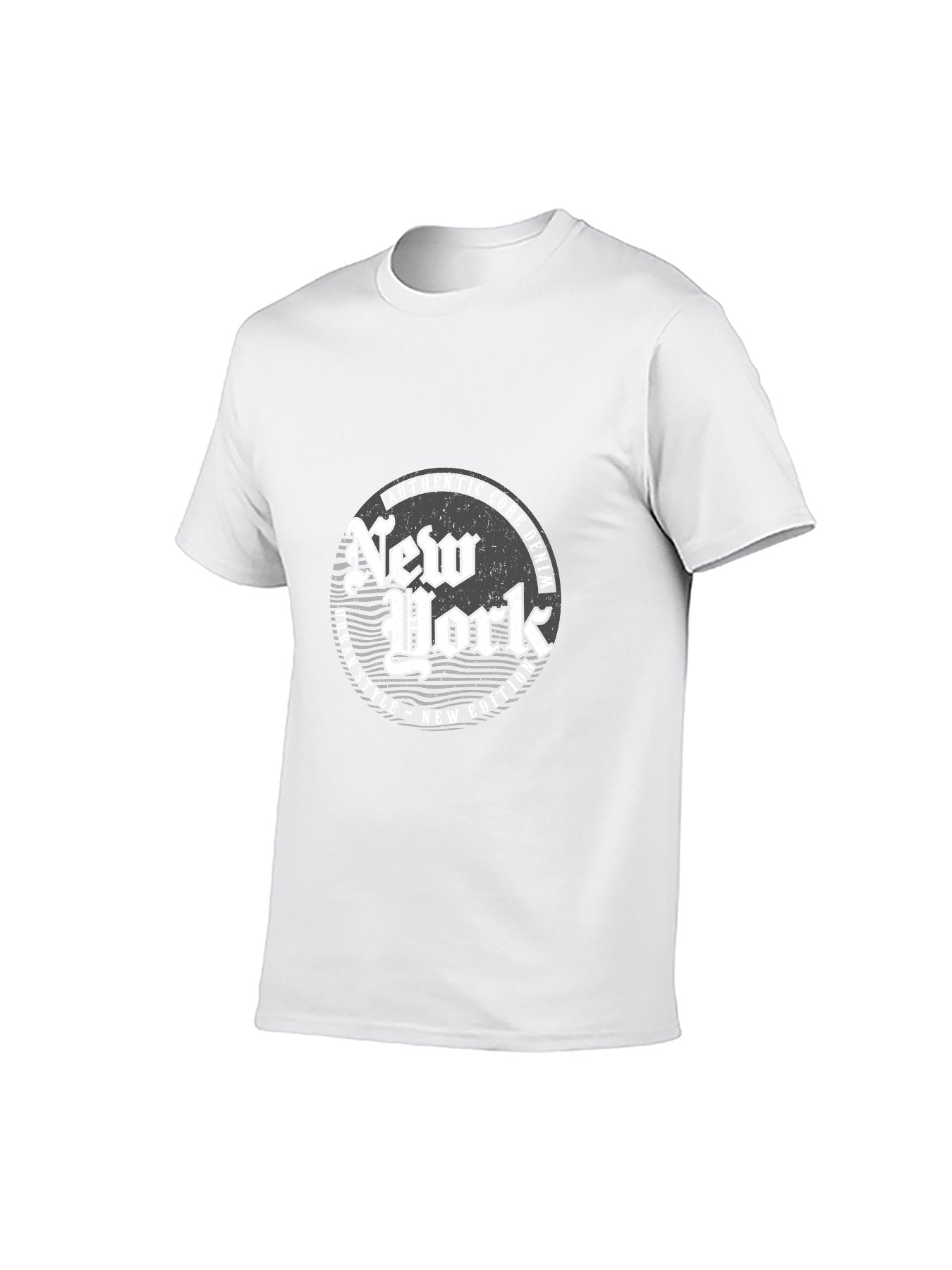 Vintage New York Graphic 100% Cotton T-Shirt - Unisex City-Inspired Tee for All Occasions