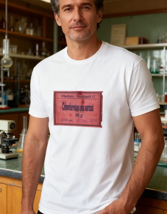 Vintage 1938 Chlorofomium Document Tee
