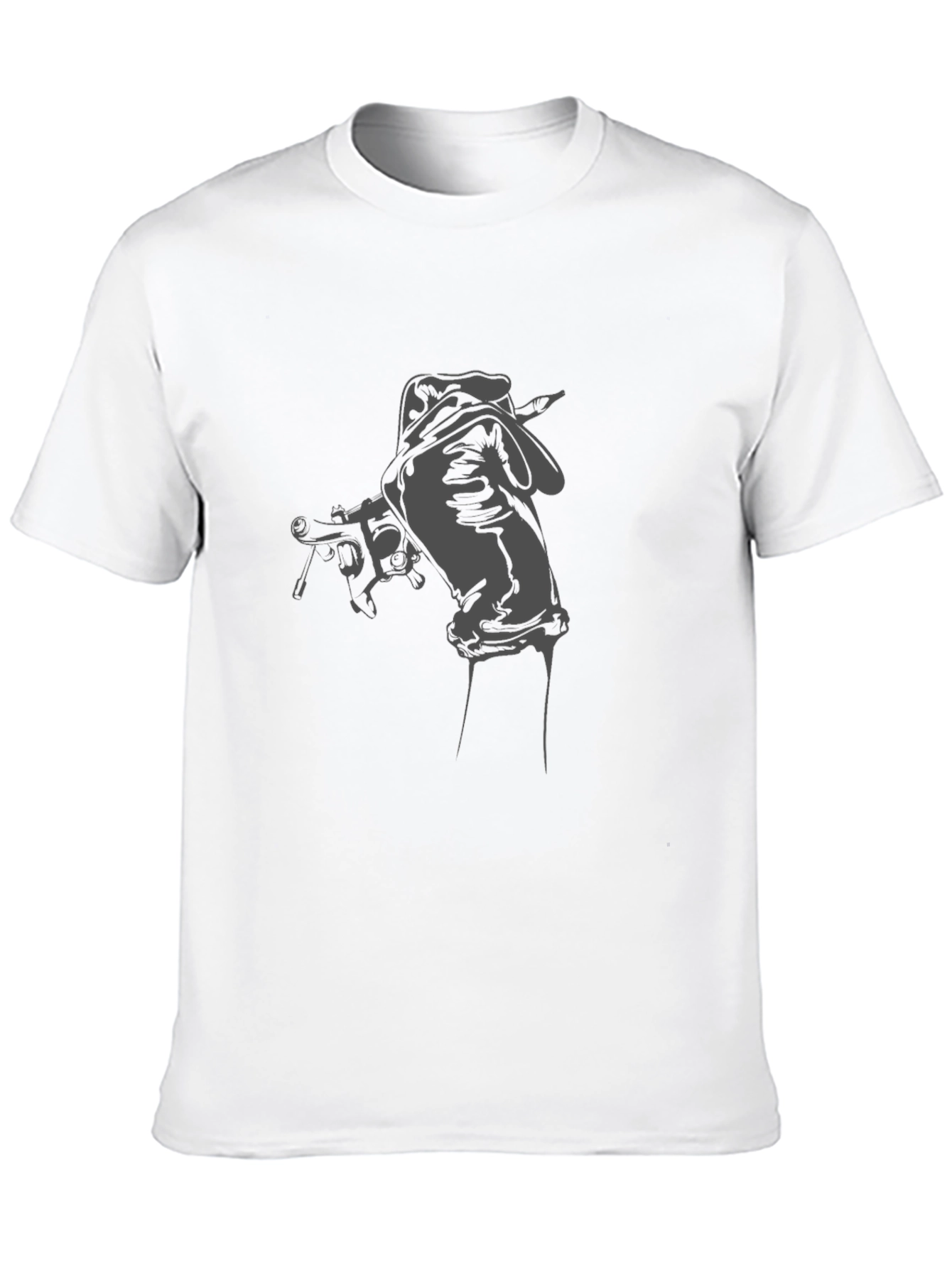 Tattoo Artist Hand Black T-Shirt