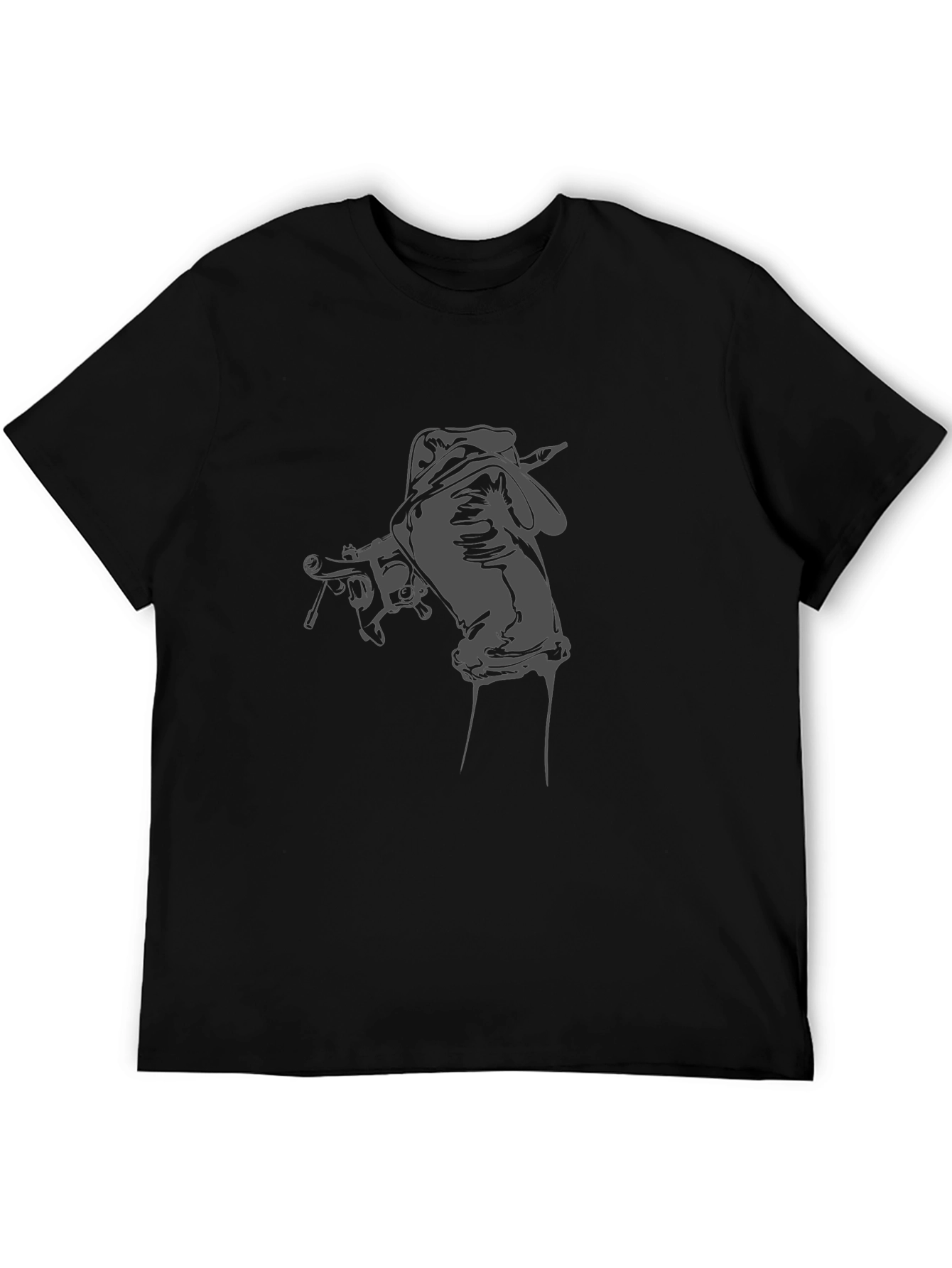 Tattoo Artist Hand Black T-Shirt