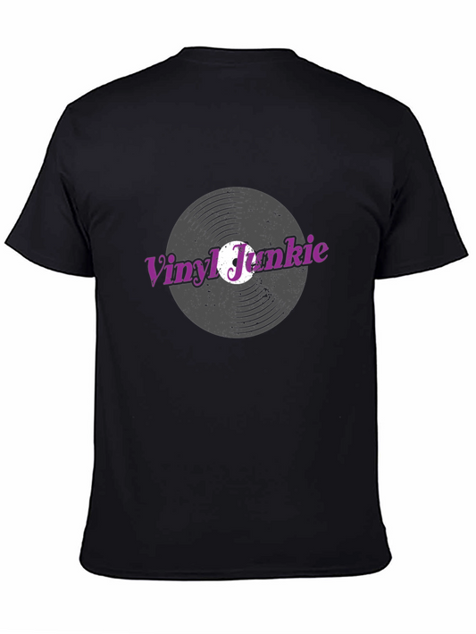 Vinyl Junkie Black T-Shirt