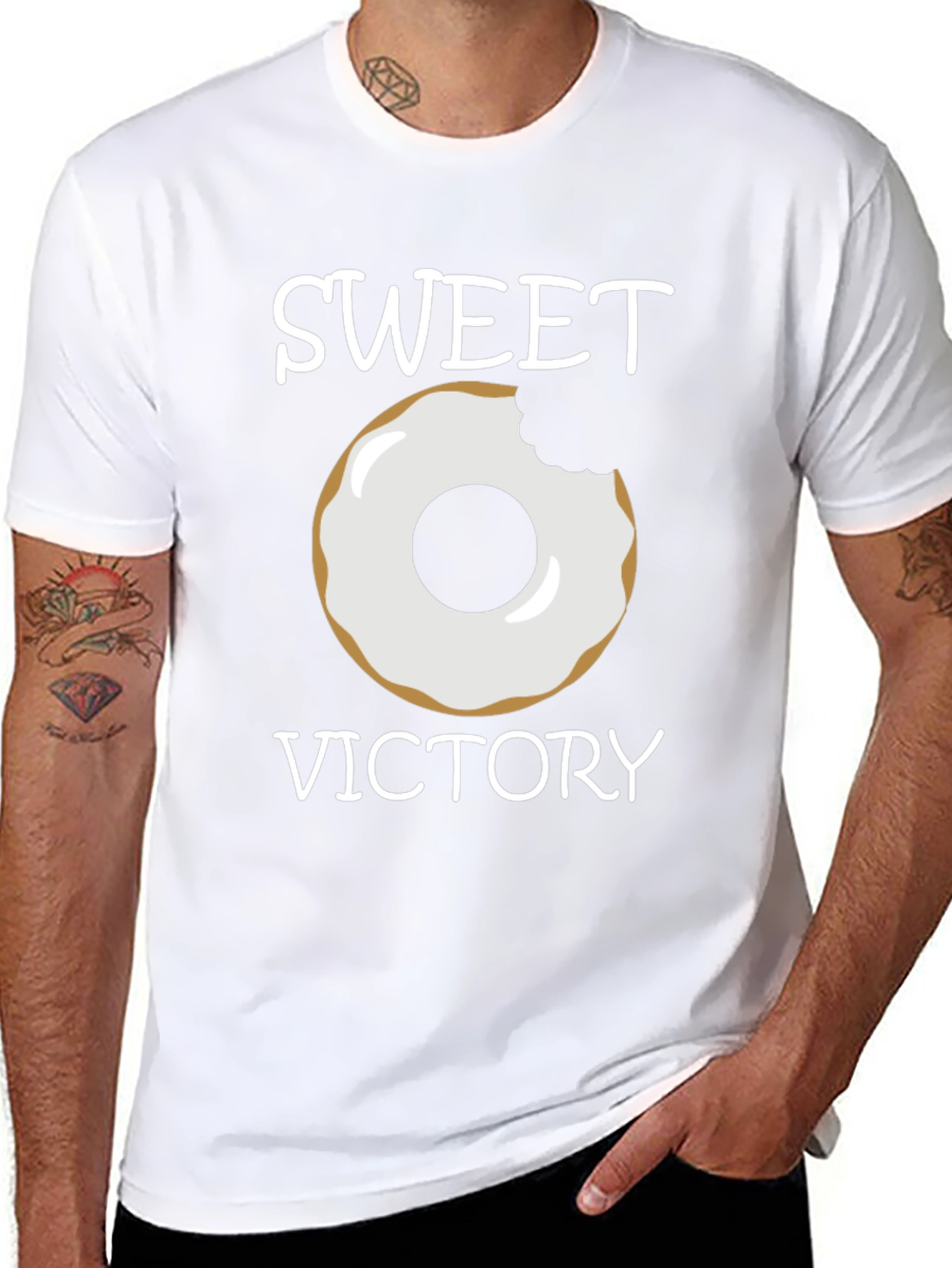 Sweet Victory Donut Graphic Tee - Unisex