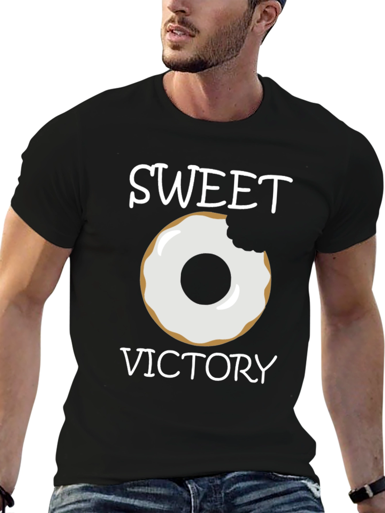 Sweet Victory Donut Graphic Tee - Unisex
