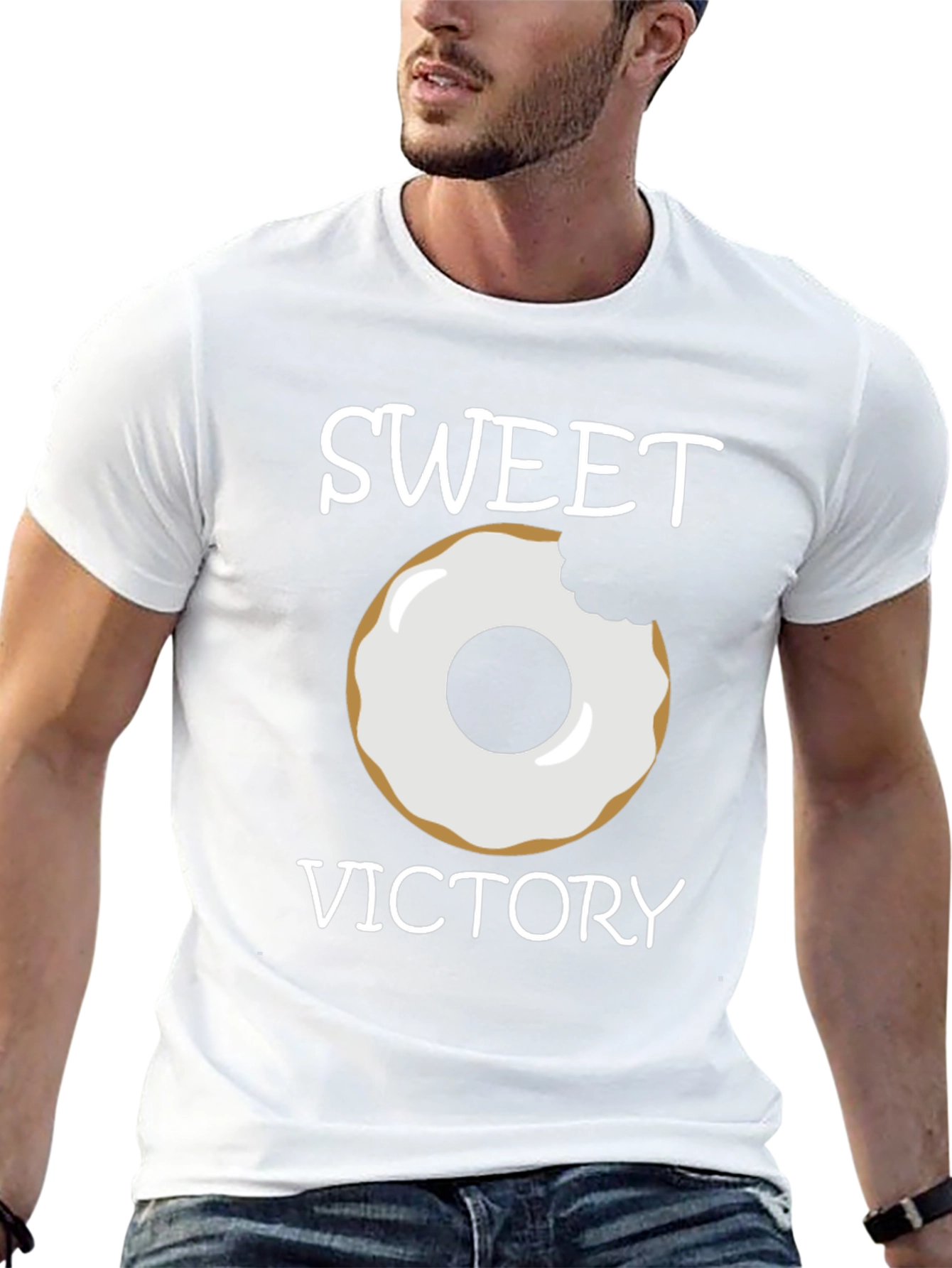 Sweet Victory Donut Graphic Tee - Unisex