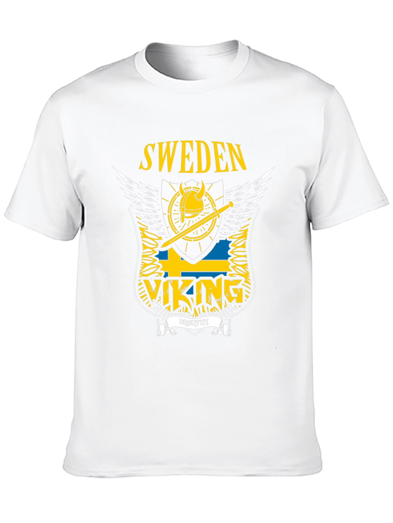 Sweden Viking Country T-Shirt - Black