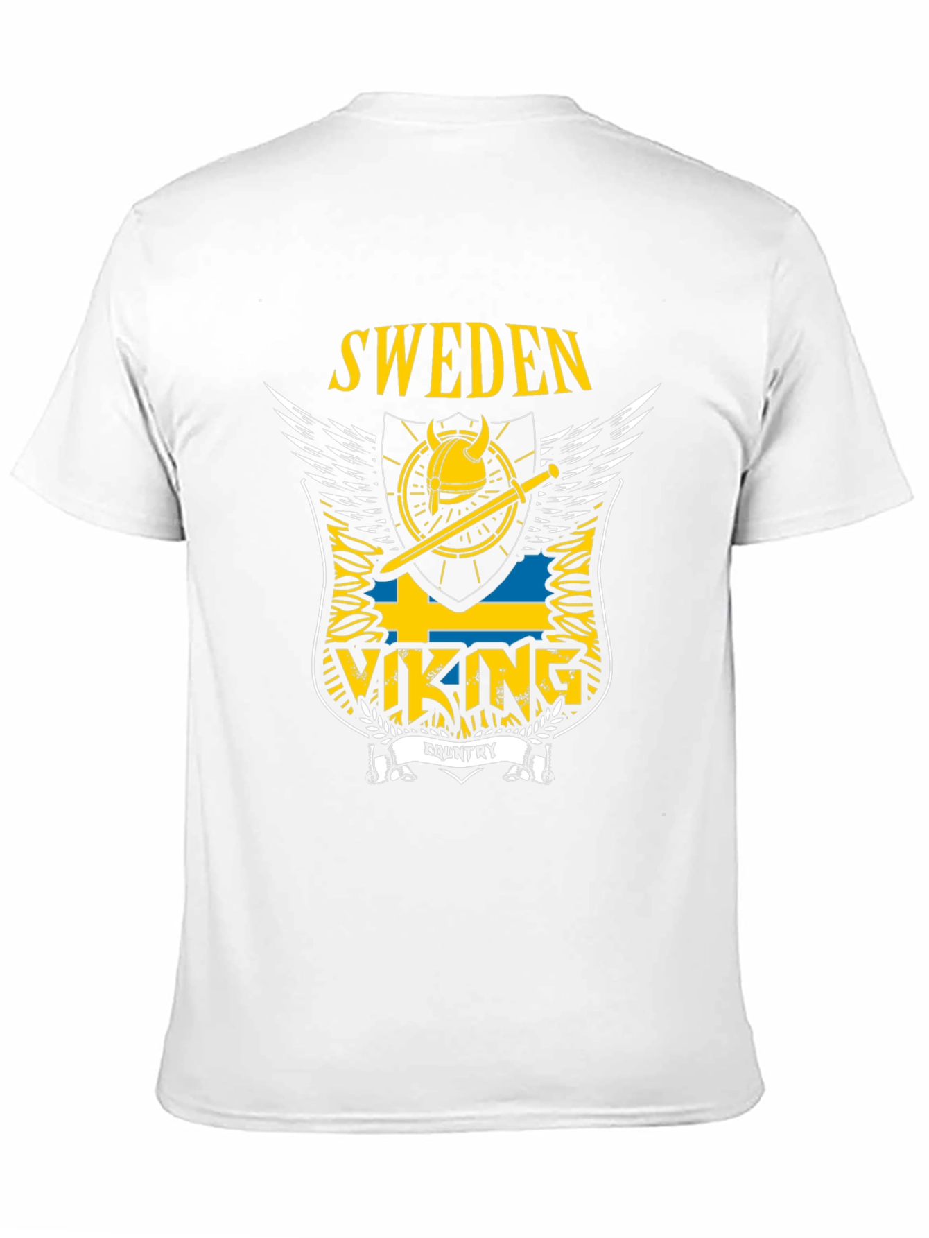 Sweden Viking Country T-Shirt - Black
