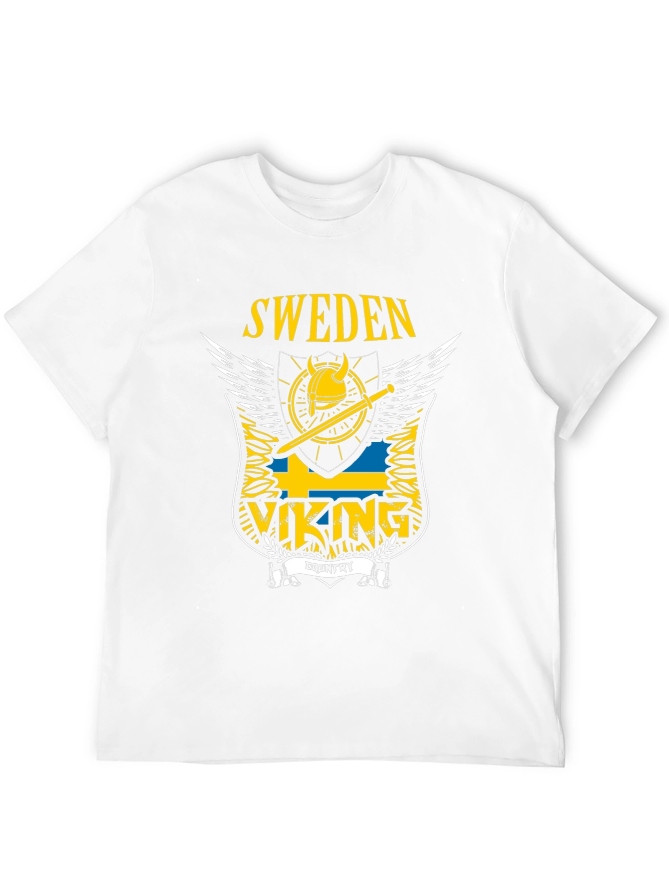 Sweden Viking Country T-Shirt - Black