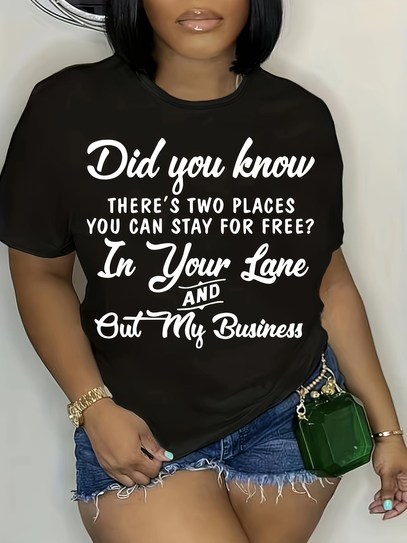 Women's Funny Sarcastic "Did You Know" Lane Splitting Quote T-Shirt - Relaxed Fit Black Crew Neck Short Sleeve Top for Motorcyclist Humor & Halloween Casual Attire